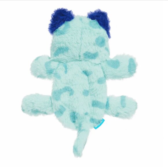 NWT Bark Box SLOBBERTOOTH TIGER Plush Dog Toy, Blue, Size M/L 20+ lbs. Dogs - Picture 4 of 16